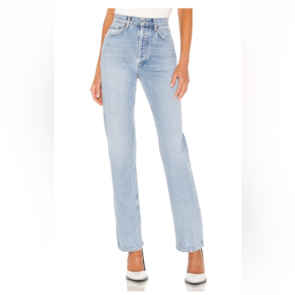 Agolde Lana Straight Jean in Riptide
